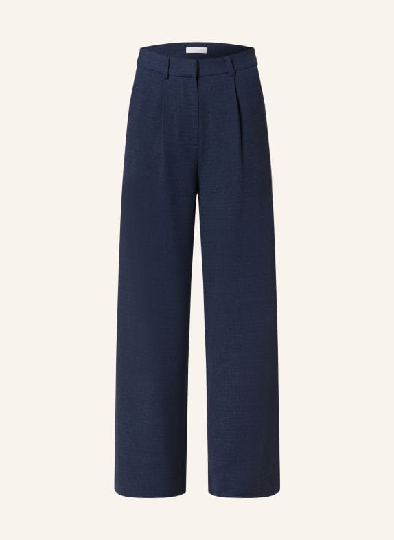 rich&royal Wide leg trousers DARK BLUE