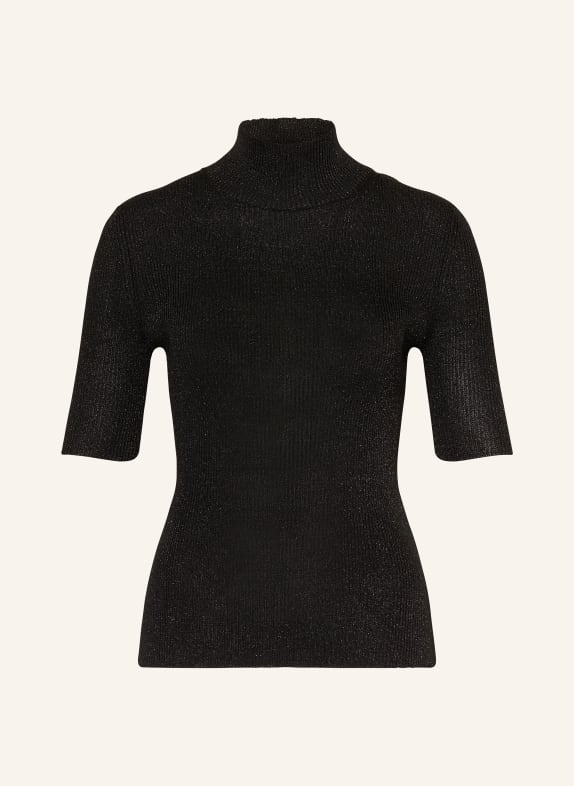 MISSONI Knit shirt with glitter thread BLACK