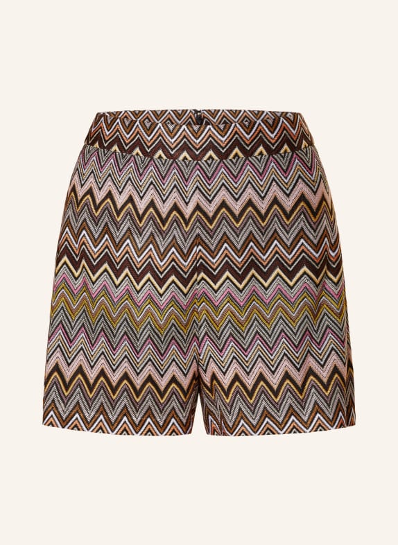 MISSONI Strickshorts BRAUN/ ROSA/ GELB