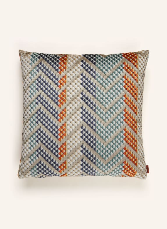 MISSONI Home Dekokissen SQUAME mit Daunenfüllung ORANGE/ BLAU/ GRÜN