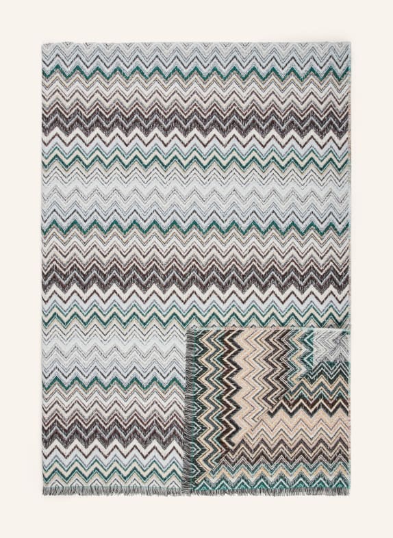 MISSONI Home Plaid FOREST GRÜN/ HELLBLAU/ BEIGE