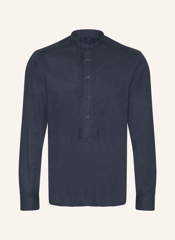 Hammerschmid Trachtenhemd Slim Fit mit Stehkragen DUNKELBLAU