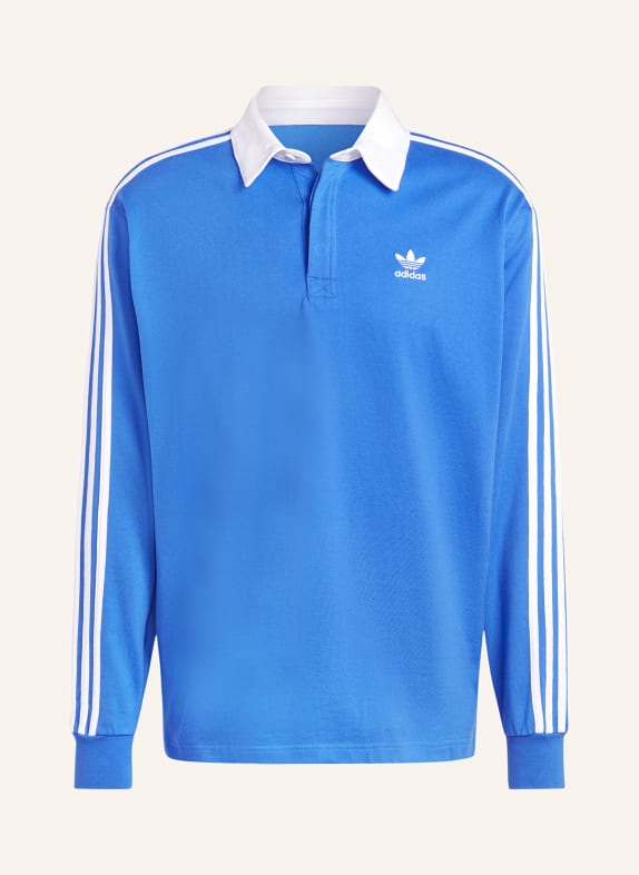 adidas Originals Strick-Poloshirt BLAU/ WEISS