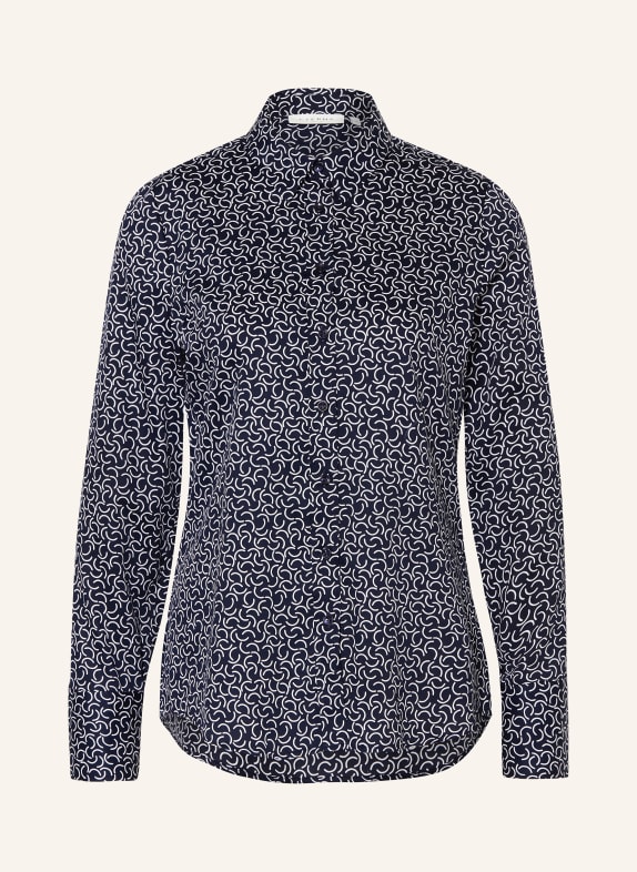 ETERNA Hemdbluse DUNKELBLAU/ WEISS
