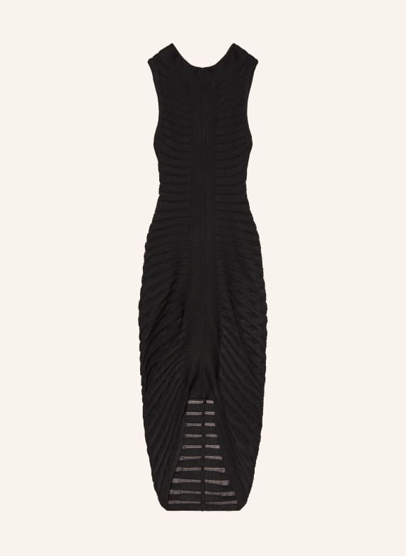 ALAÏA Strickkleid SCHWARZ