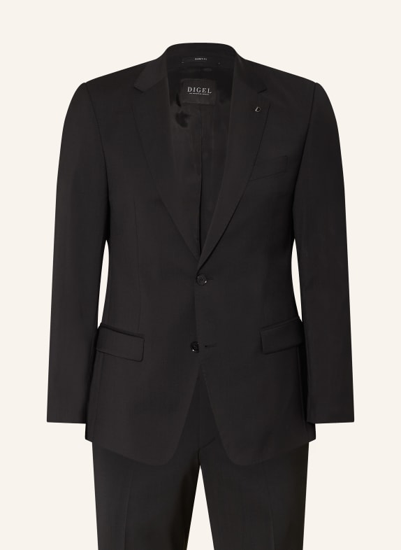 DIGEL Anzug DAREN-G Modern Fit SCHWARZ
