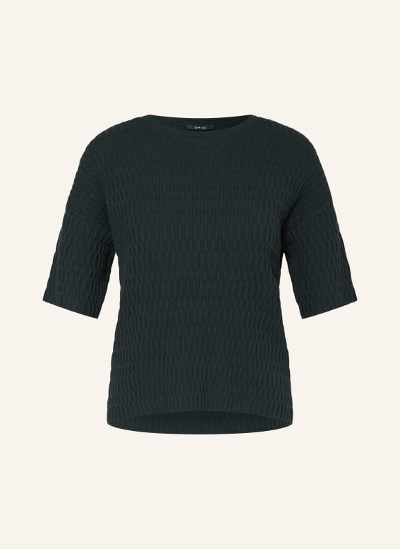 OPUS Strickshirt PINU DUNKELGRÜN