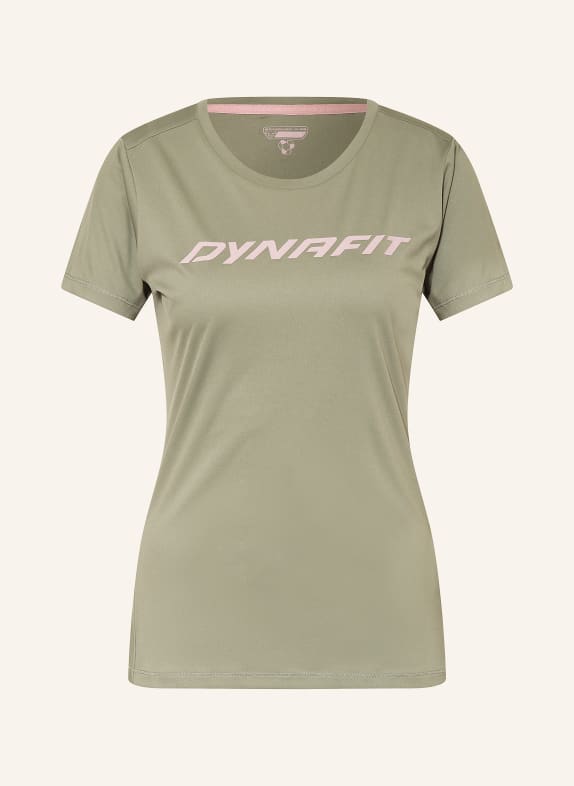 DYNAFIT T-shirt TRAVERSE OLIWKOWY/ BLADORÓŻOWY