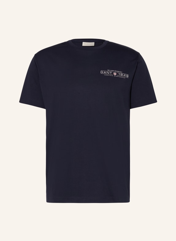 GANT T-Shirt DUNKELBLAU