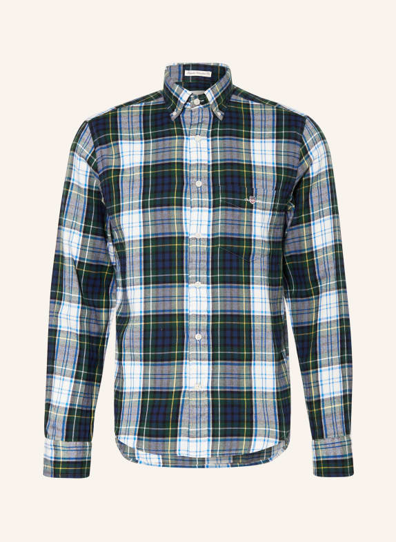 GANT Hemd Regular Fit DUNKELBLAU/ DUNKELGRÜN/ WEISS