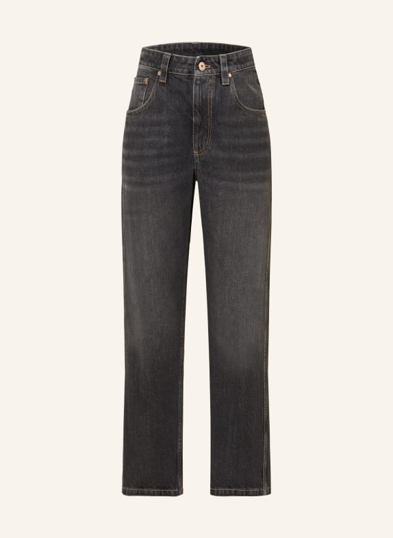 BRUNELLO CUCINELLI Straight Jeans C8999 BLACK STONE