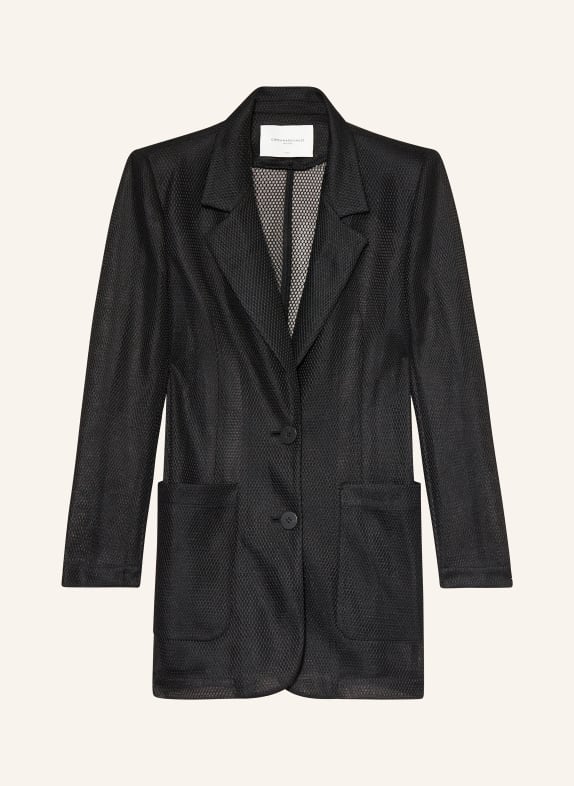 COPENHAGEN MUSE Mesh-Blazer CMNETTY SCHWARZ