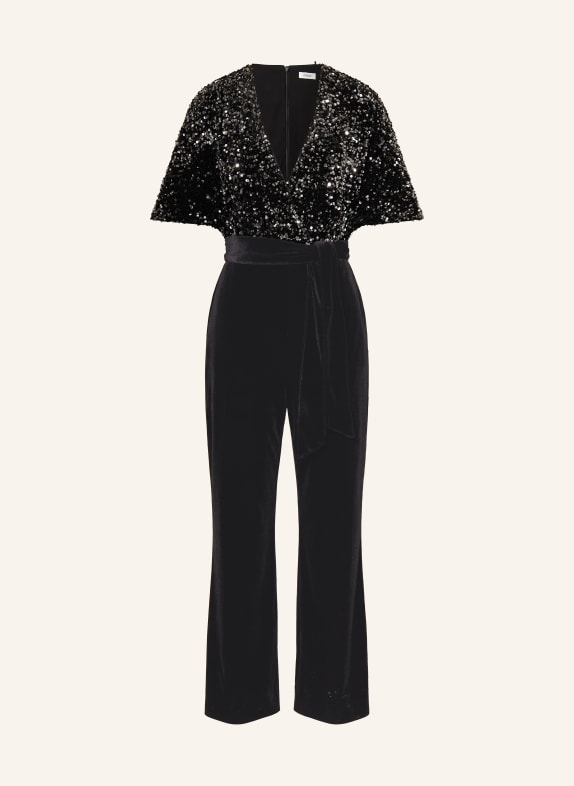 s.OlivJumpsuit mit 3/4-Arm in Wickeloptik ab CHF 399 GRAU/ SCHWARZ