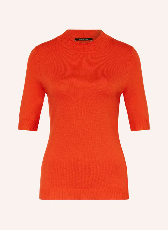 comma Strickshirt DUNKELORANGE