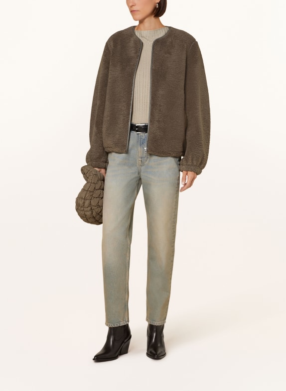 SAMSØE  SAMSØE Teddyfell-Jacke SAAUTUMN KHAKI