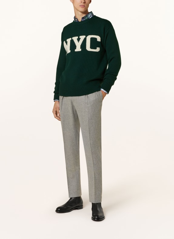 POLO RALPH LAUREN Flanellen broek Slim Fit LICHTGRIJS