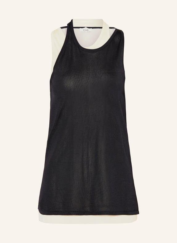 COS Stricktop DUNKELBLAU