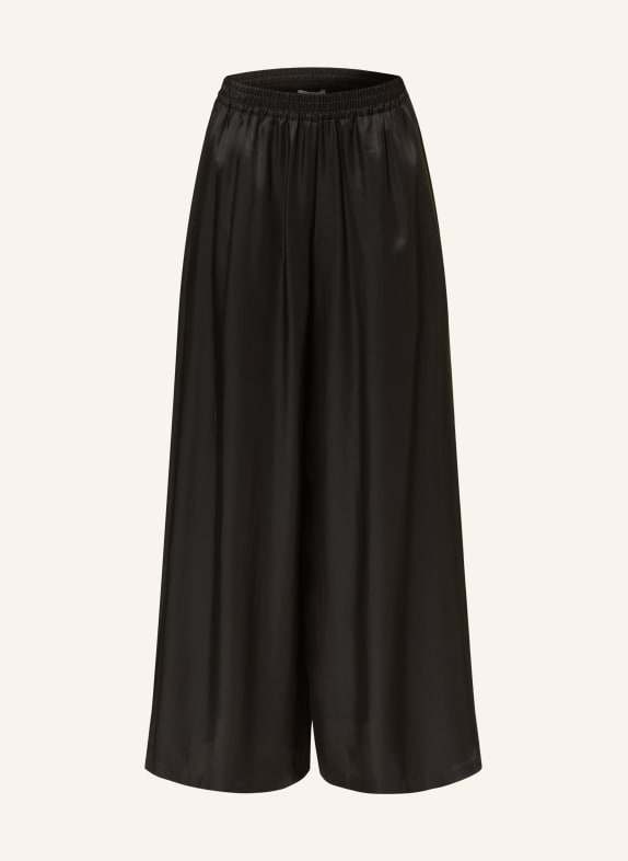 COS Satin trousers BLACK