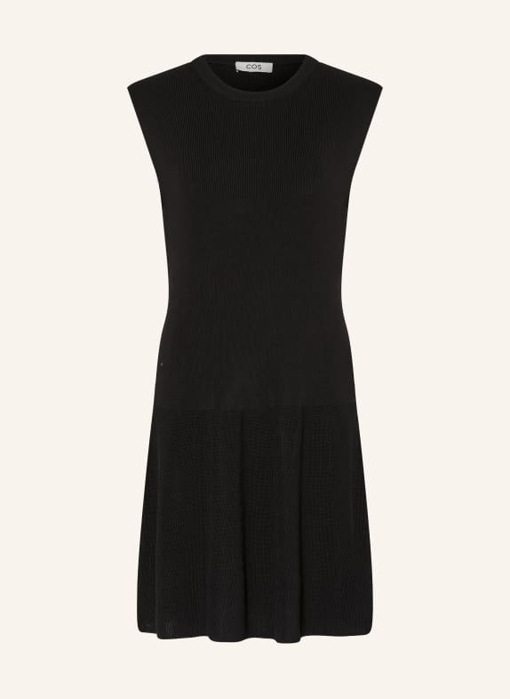 COS Knit dress BLACK