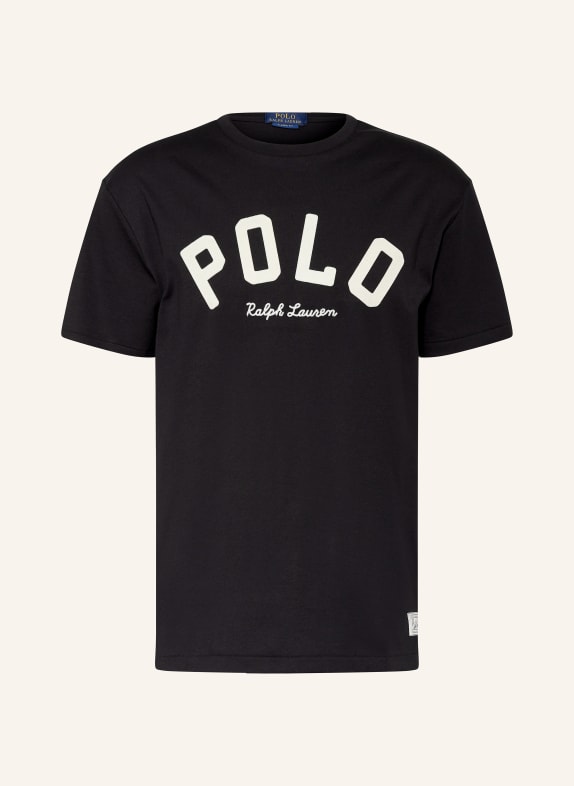 POLO RALPH LAUREN Tričko ČERNÁ/ BÍLÁ