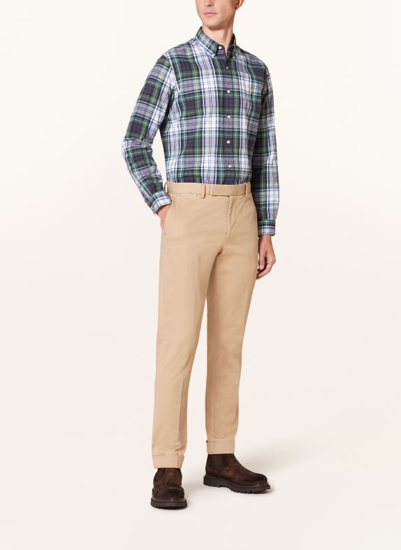 Flanellhemd slim fit herren Clearance