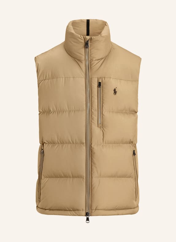 POLO RALPH LAUREN Down vest KHAKI