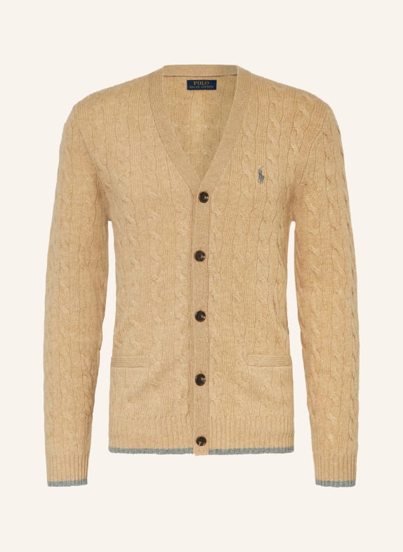 POLO RALPH LAUREN Strickjacke CAMEL