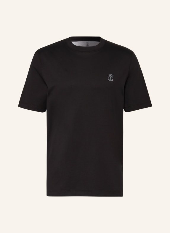 BRUNELLO CUCINELLI T-Shirt SCHWARZ