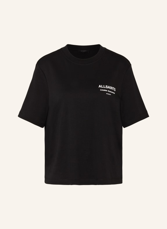 ALLSAINTS T-Shirt OMNIUM LISA SCHWARZ/ WEISS