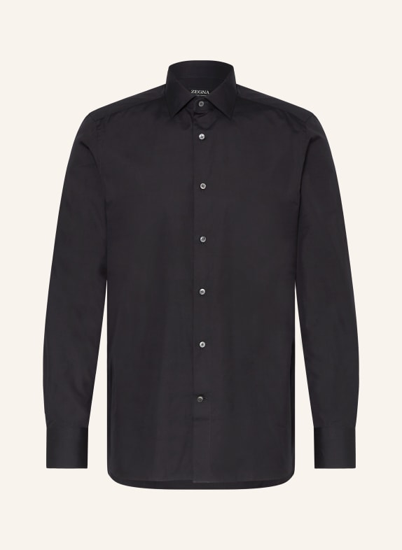 ZEGNA Hemd Regular Fit DUNKELBLAU