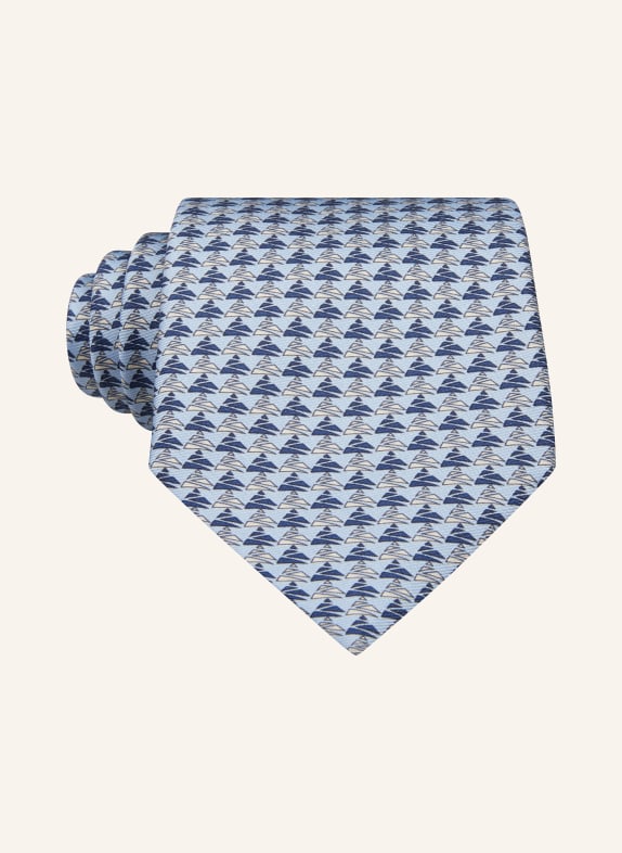 ZEGNA Tie LIGHT BLUE/ BLUE/ WHITE