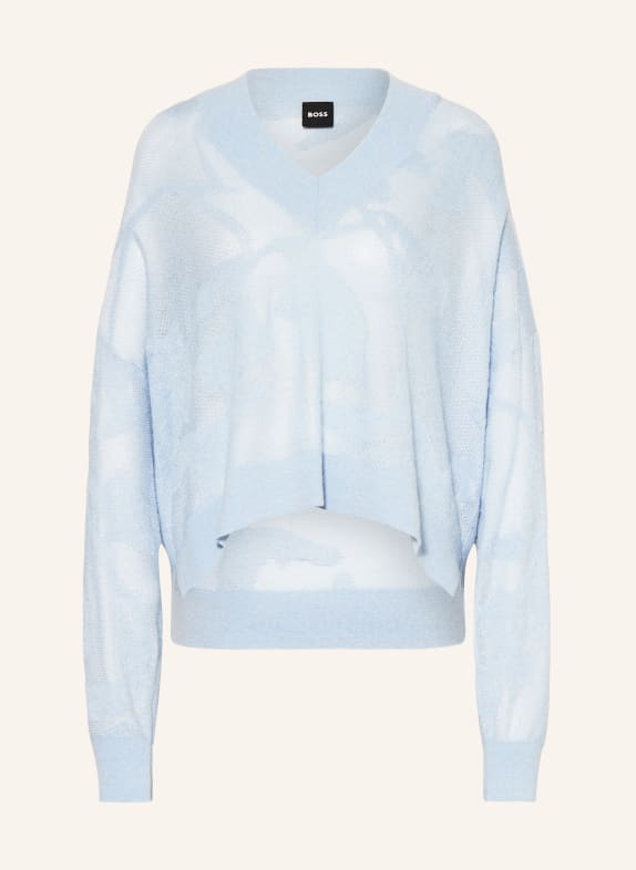 BOSS Pullover FENARTE HELLBLAU