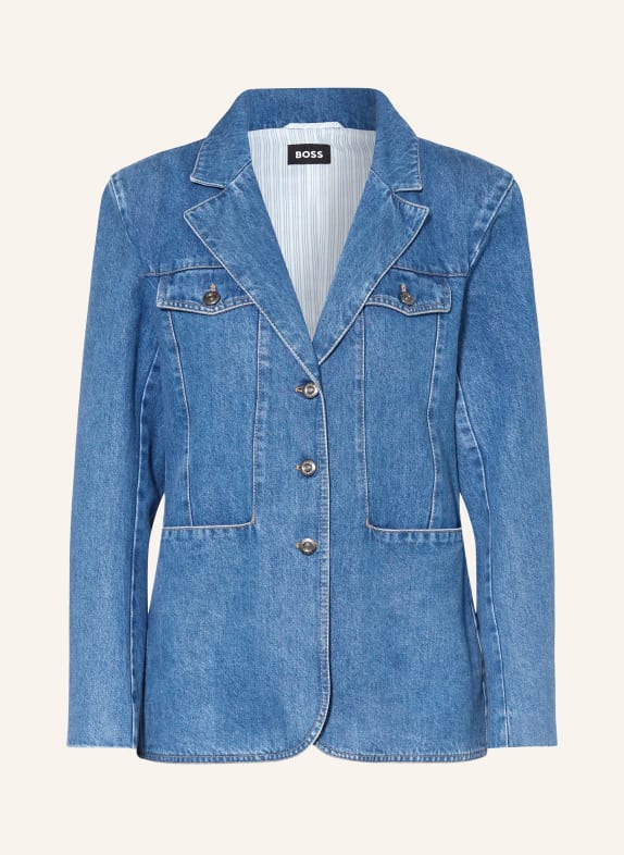 BOSS Denim blazer JUSKFIN BLUE