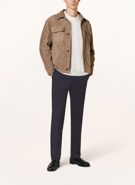 PT TORINO Chino slim fit DONKERBLAUW