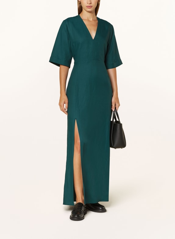 VANILIA Dress with cut-out TEAL