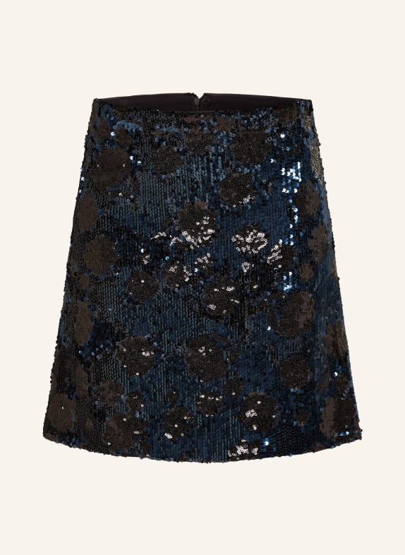 DOROTHEE SCHUMACHER Rock SHIMMERING ATTRACTION mit Pailletten DUNKELBLAU