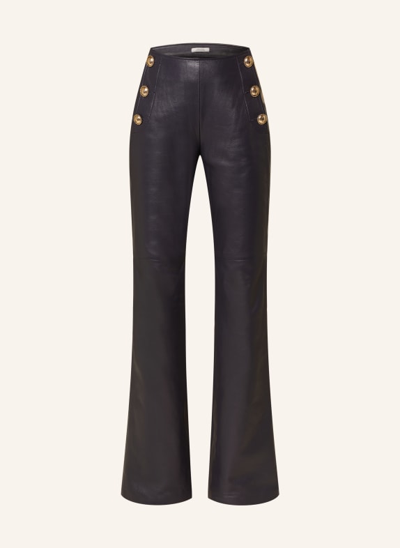 DOROTHEE SCHUMACHER Lederhose DUNKELBLAU