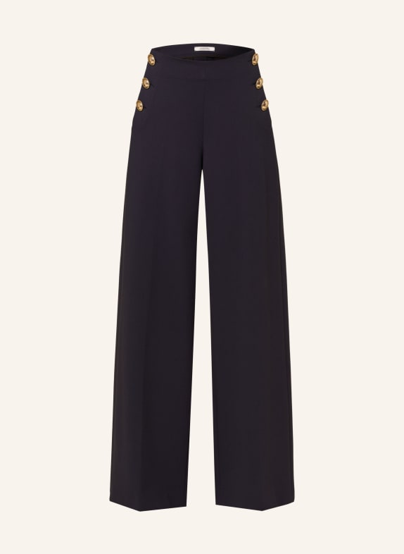 DOROTHEE SCHUMACHER Marlenehose aus Jersey DUNKELBLAU