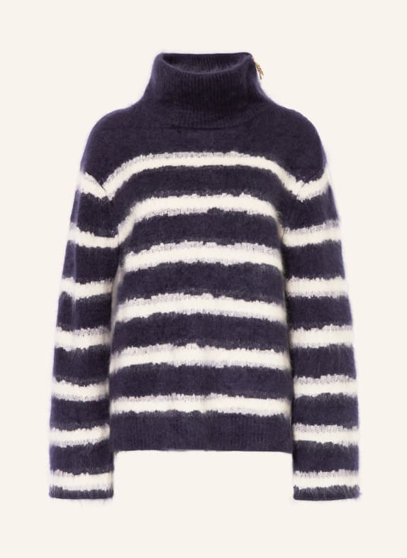 DOROTHEE SCHUMACHER Pullover mit Cashmere DUNKELBLAU/ CREME