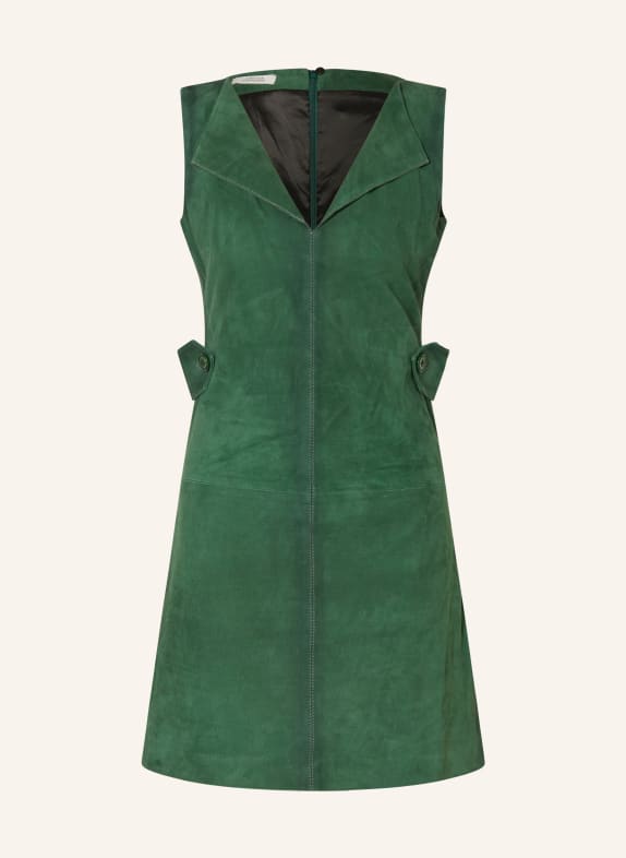 DOROTHEE SCHUMACHER Lederkleid GRÜN