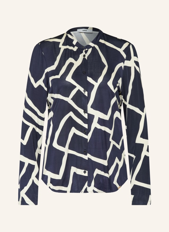 CINQUE Bluse DUNKELBLAU/ ECRU