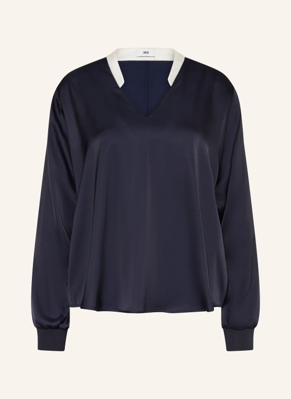 CINQUE Satinbluse CIPLOUSA DUNKELBLAU
