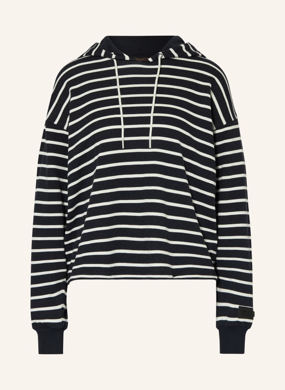 Herrlicher Hoodie HAVEN DUNKELBLAU/ ECRU