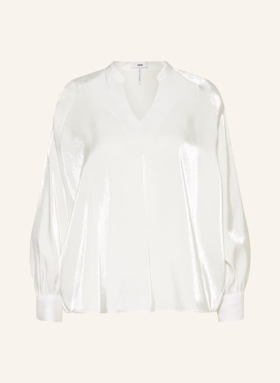 CINQUE Blusenshirt CIPALMINO aus Satin WEISS