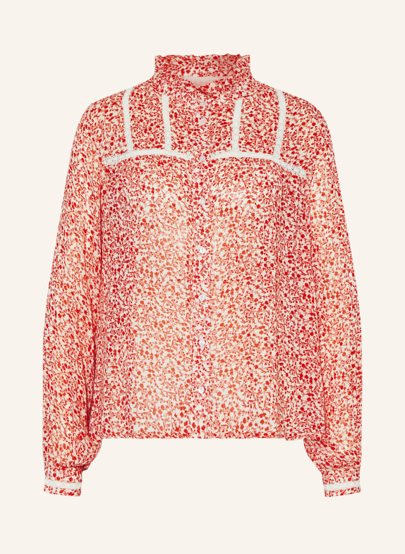 Part Two Bluse WEISS/ ROT