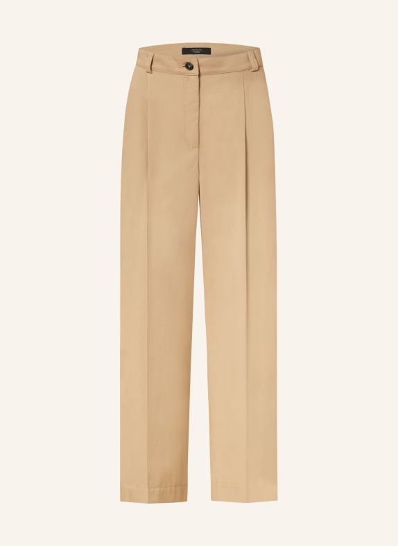 WEEKEND Max Mara Marlenehose NEBBIE HELLBRAUN