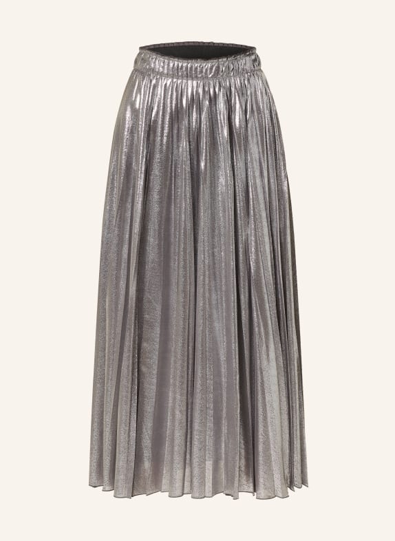 WEEKEND Max Mara Plisseerock GAMMA SILBER