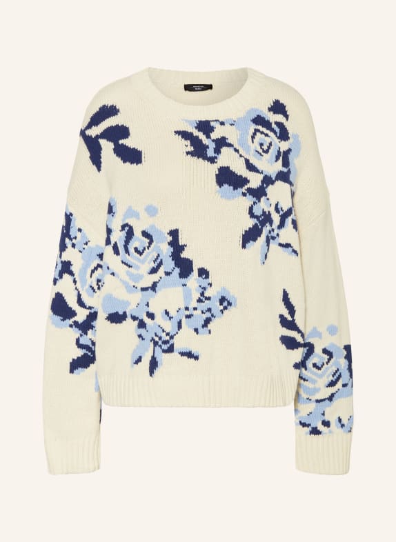 WEEKEND Max Mara Pullover FABIAN ECRU/ HELLBLAU/ DUNKELBLAU