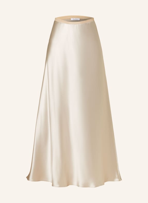 Max Mara Rock CARNET aus Seide CREME