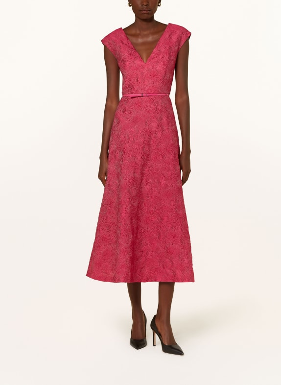 Max Mara STUDIO Cocktailkleid VALDESE aus Jacquard PINK